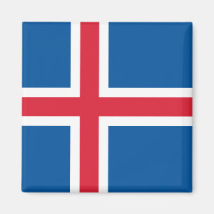 Magnet mit Flagge Islands