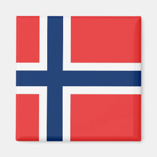 Magnet mit Flagge Norwegens