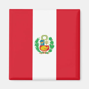 Magnet mit Flagge Perus