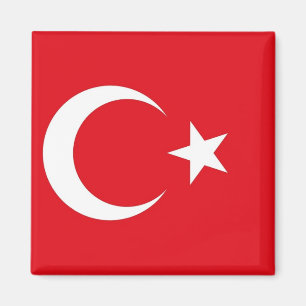 Magnet mit Flagge von der Türkei