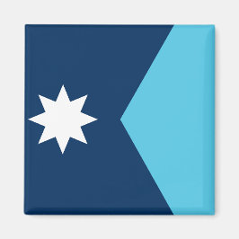 Magnet mit Flagge von Minnesota, USA