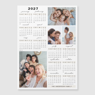 Magnet mit Fotocollage für den Kalender des gesamt