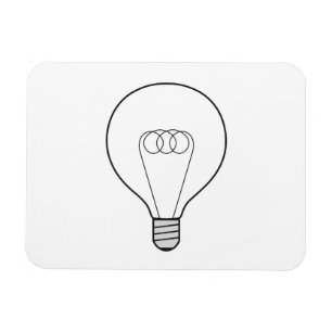 Magnet mit Glühbirne