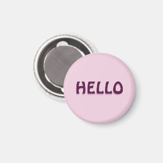 MAGNET MIT HALLO