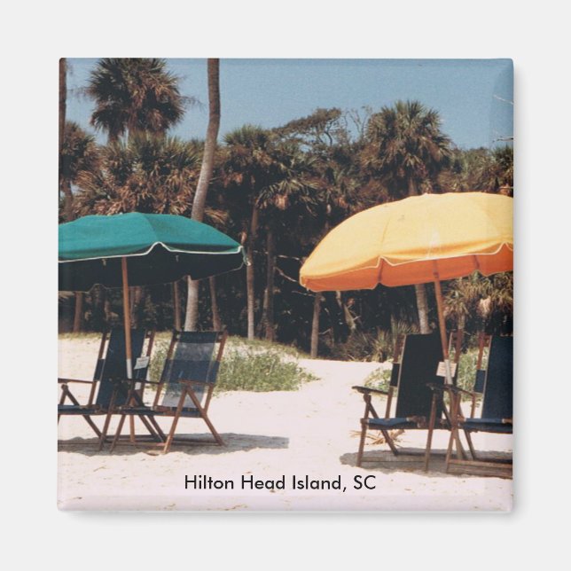 Magnet mit Hilton Head Island Foto (Vorne)