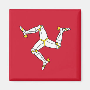 Magnet mit Isle of Man Flag, Vereinigtes Königreic