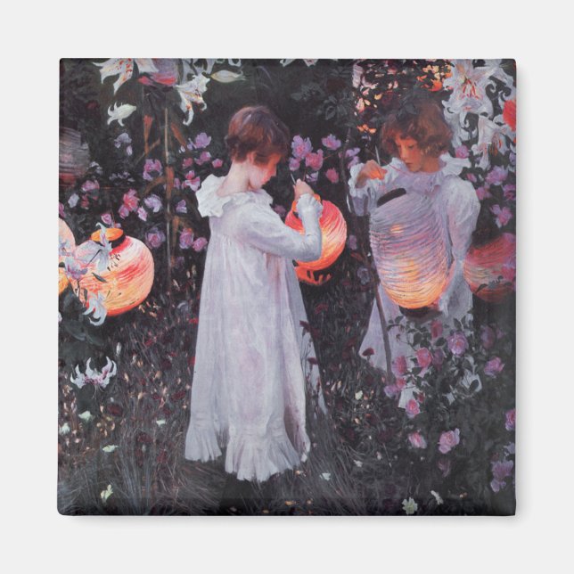 Magnet mit John Singer Sargent Gemälde (Vorne)