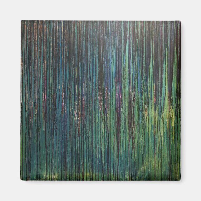 Magnet mit Johnson Abstrakt Artwork (Vorne)