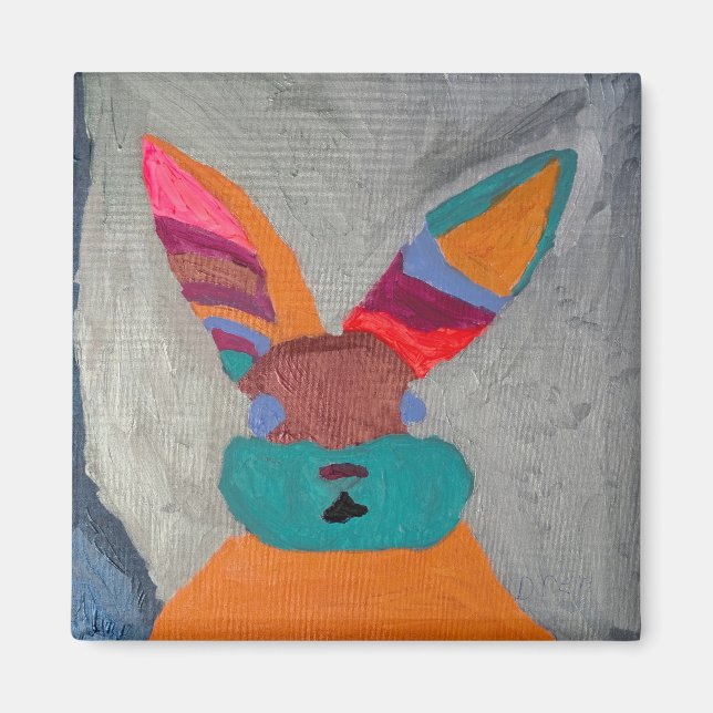 Magnet mit Kunstwerken von Gezeichnet - Bonnie Bun (Vorne)