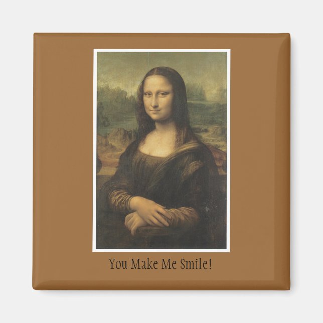 Magnet mit Mona Lisa Design (Vorne)