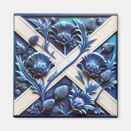 Magnet mit schottischem Thistles Design