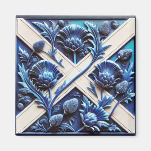 Magnet mit schottischem Thistles Design