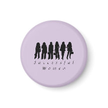 Magnet mit Silhouetten erfolgreicher Frauen