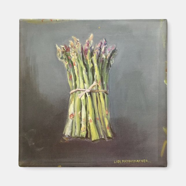 Magnet mit Spargel (Vorne)