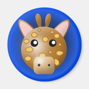 Magnet mit Tier: Giraffe