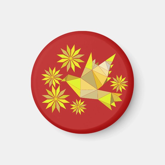 MAGNET MIT VÖGELN (Vorne)