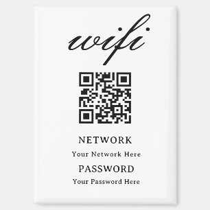 Magnet   Moderne Wifi-Passwort-Netzwerk