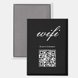 Magnet | Modernes Wifi-Qr-Code