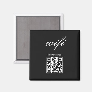 Magnet Modernes Wifi-QR-Code