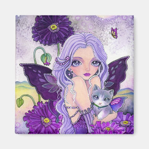 Magnet - Mohnblumen-Nachtabenteuer