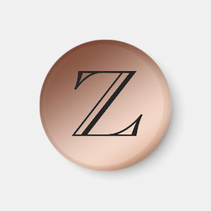 Magnet - Monogramm, Kupfer