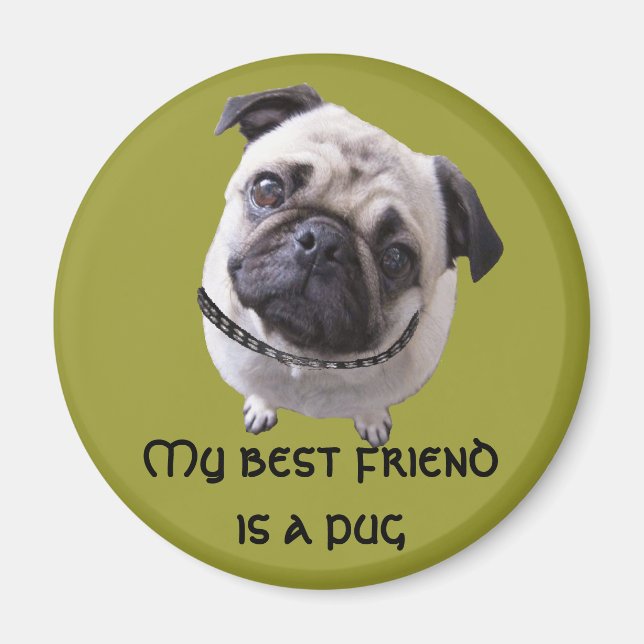 Magnet "Mops" (Vorne)