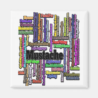 Magnet Mustache Mustache Text Kühlschrank Kühlschr