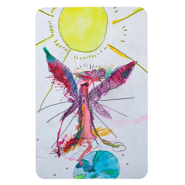 Magnet - Muttergott Schaffen des Geistes eines Bab (Vertikal)