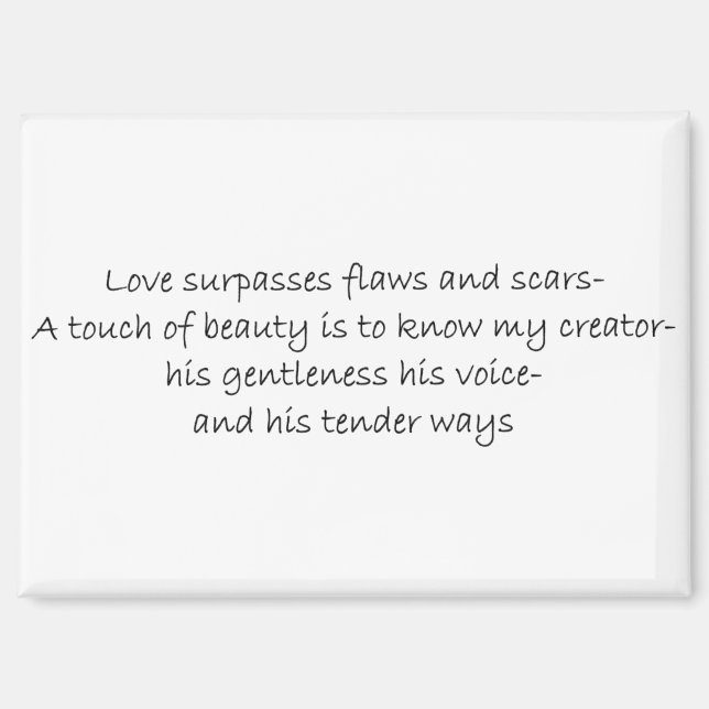 Magnet my Creator" (Vorderseite)