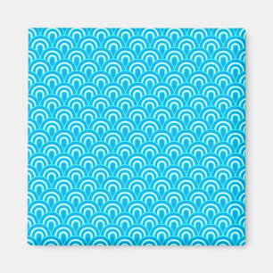 Magnet nahtloses Retro-Muster