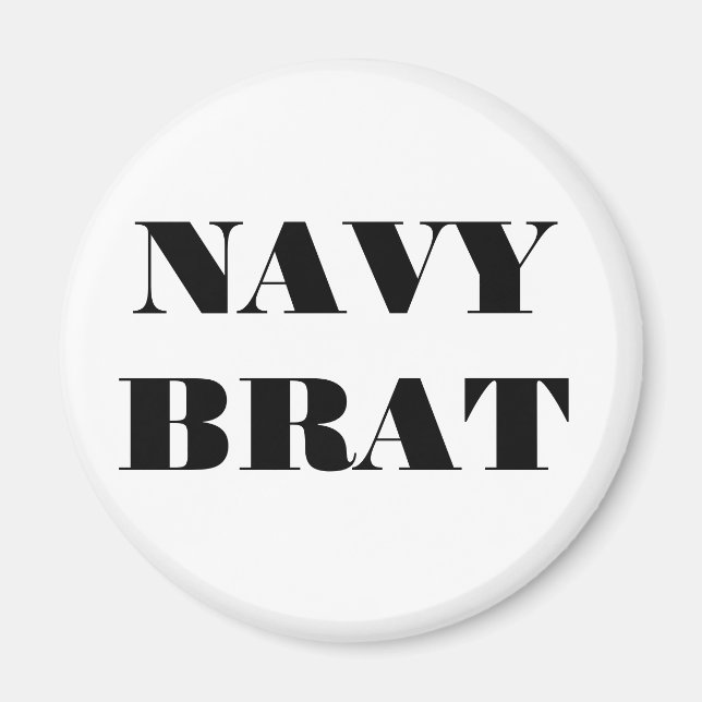 Magnet Navy Brat (Vorne)