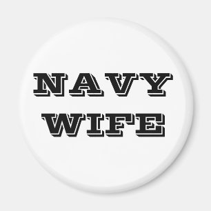 Magnet Navy-Ehefrau