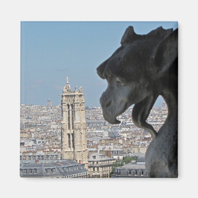 Magnet: Notre-Dame de Paris - Gargoyle Magnet (Vorne)