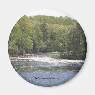 Magnet-Obere New Yorker Bäume und Fluss Magnet