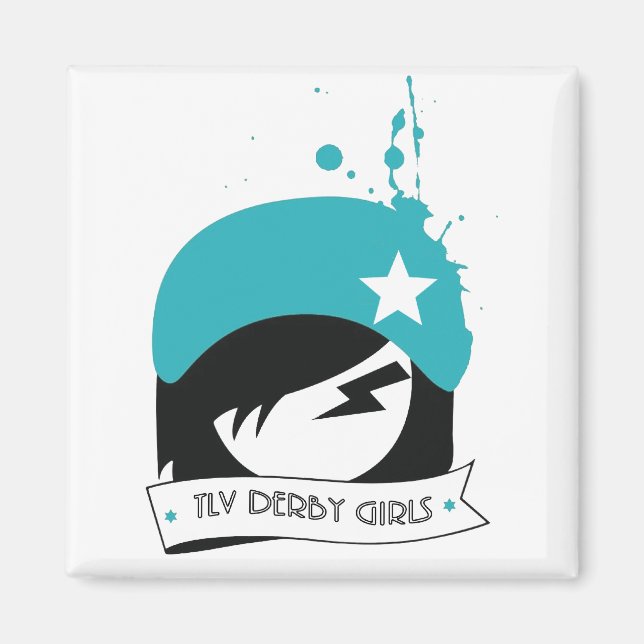 Magnet - Offizielles Logo "TLV Derby Girls" (Vorne)