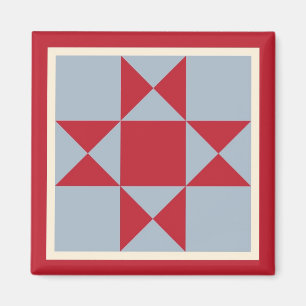Magnet - Ohio Star Quilt Square