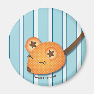 Magnet "Orangene Maus"- Sammlung Kiwi Doll