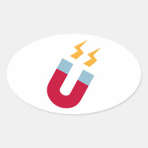 Magnet Ovaler Aufkleber