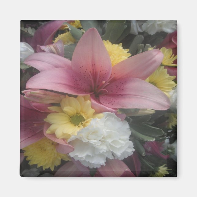 Magnet Pink Lily Beauty (Vorne)