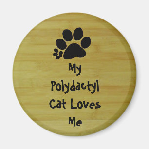 Magnet - Polydactyl Cat-Liebe