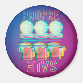Magnet pour lave-vaisselle "Propre Sale"