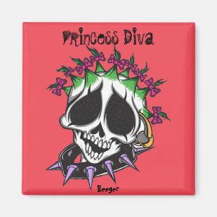Magnet - Prinzessin Diva Skull