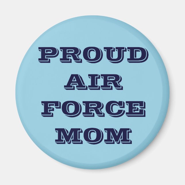 Magnet Proud Air Force Mama (Vorne)
