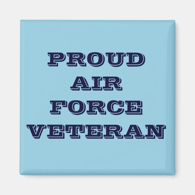 Magnet Proud Air Force Veteran (Vorne)