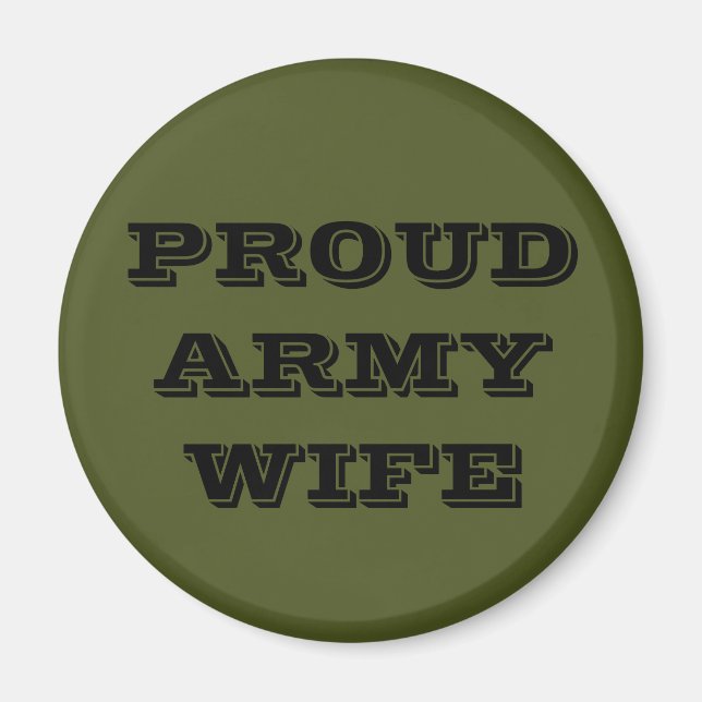 Magnet Proud Army-Ehefrau (Vorne)