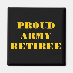 Magnet Proud Army Retiree