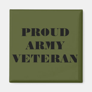 Magnet Proud Army Veteran
