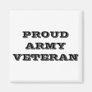 Magnet Proud Army Veteran
