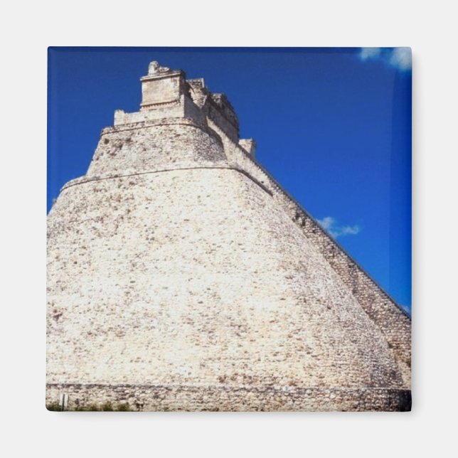 Magnet-Pyramid of the Magician - Uxmal, Mexiko Magnet (Vorne)