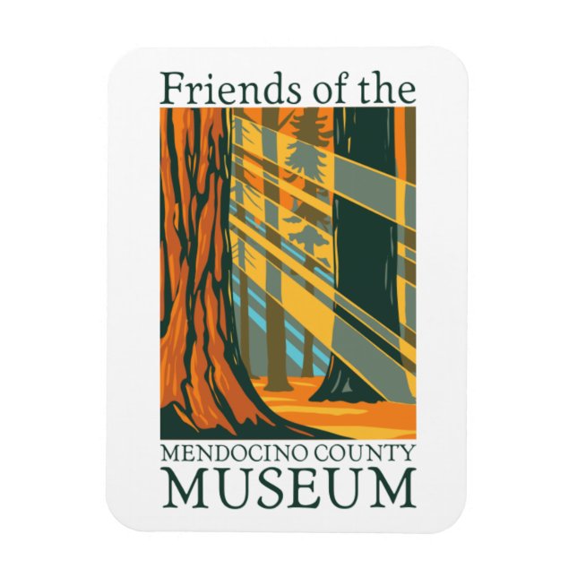 Magnet-rechteckiges Logo Magnet (Vertikal)